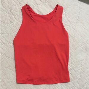 Red Sleeveless Women's Top